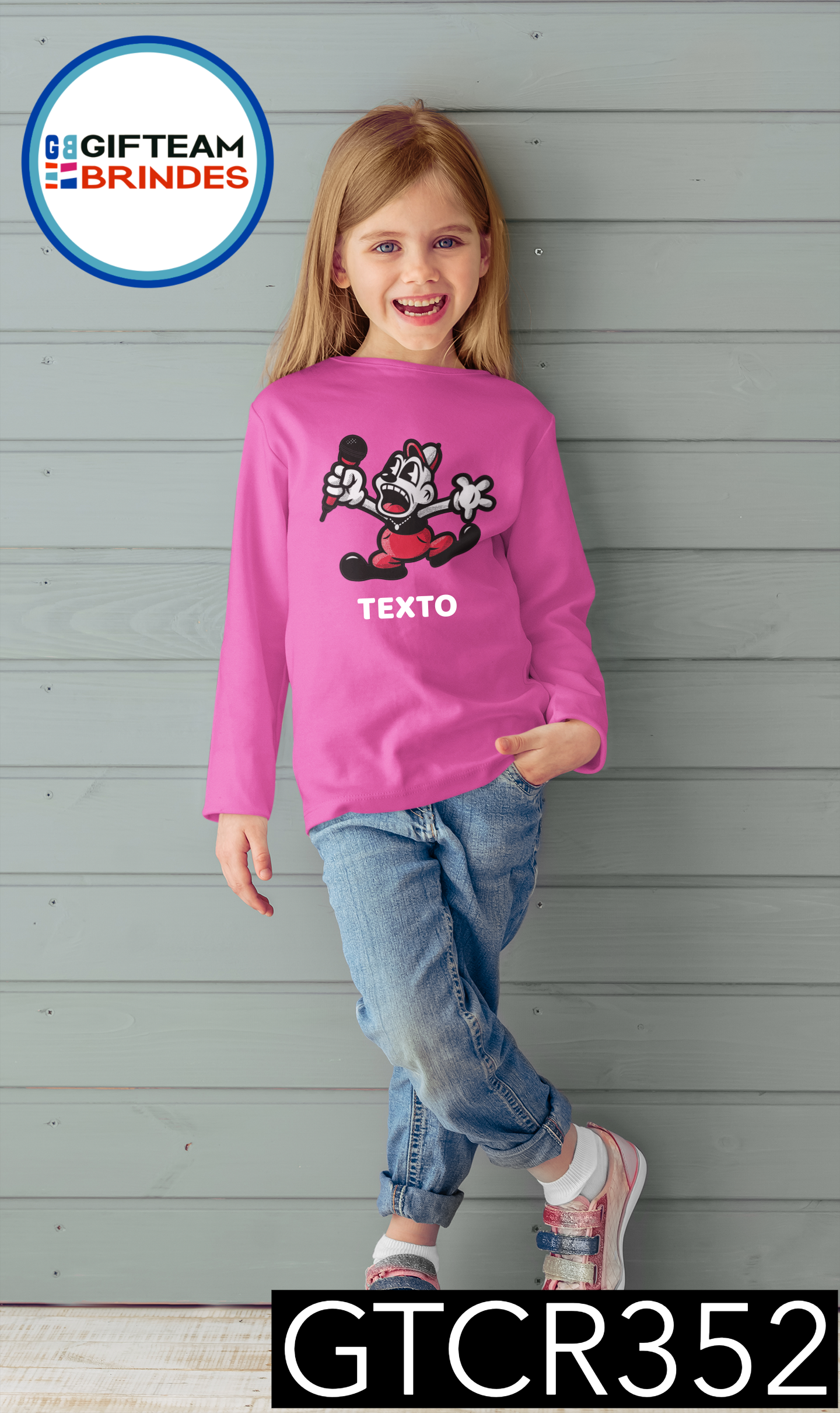 SWEAT-SHIRT CRIANÇA MÚSICA GTCR352