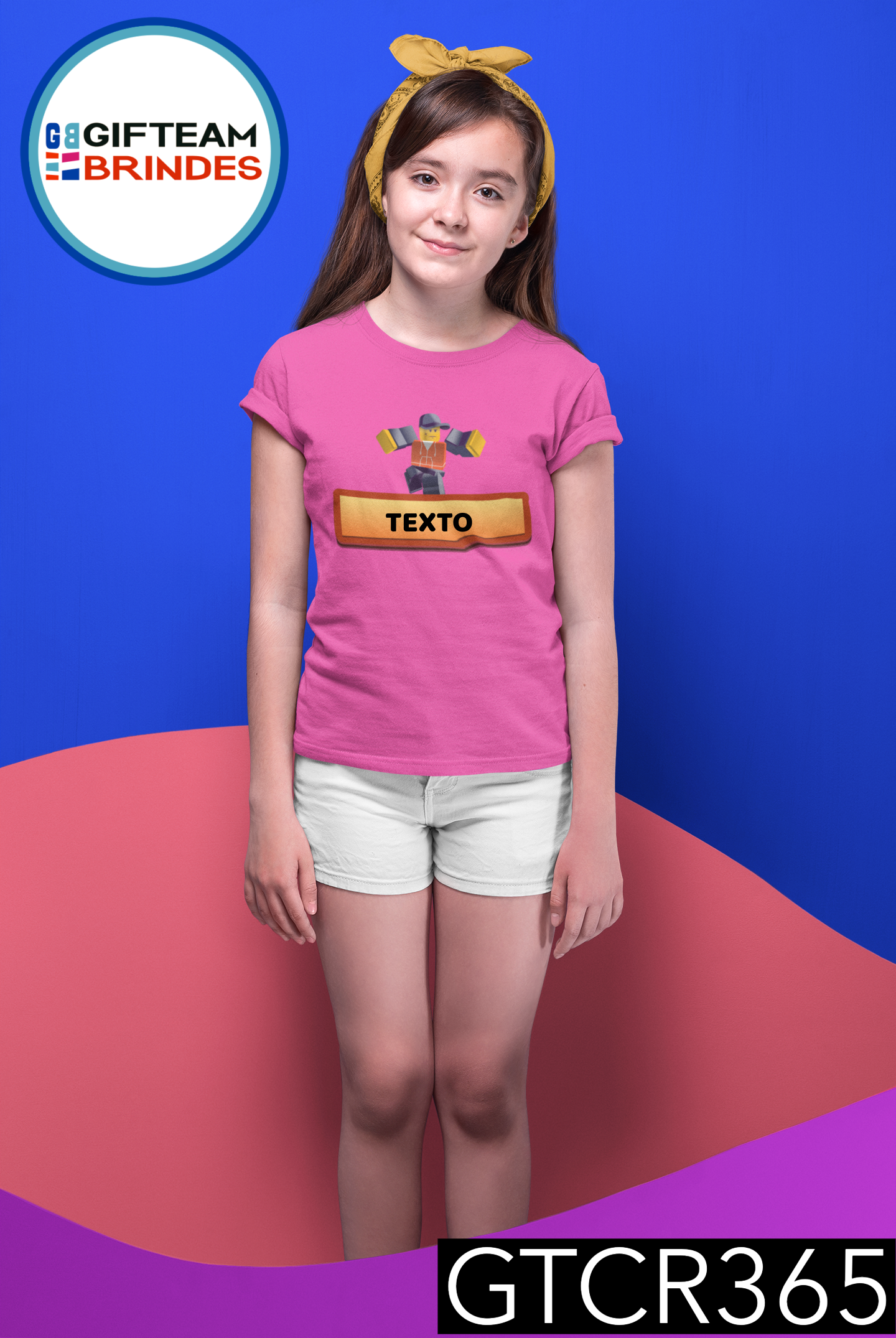 T-SHIRT CRIANÇA ANIMAÇÃO GTCR365