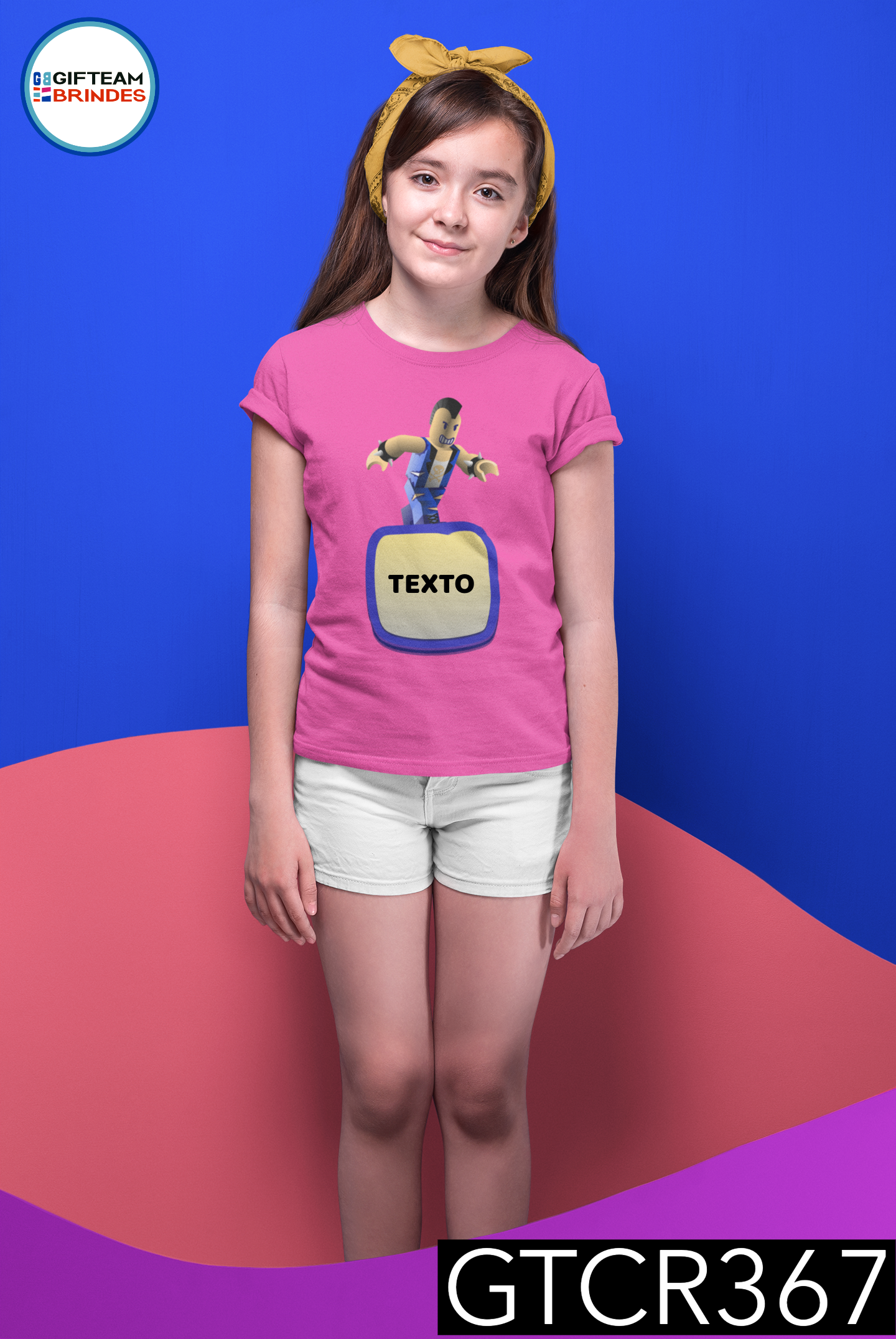 T-SHIRT CRIANÇA ANIMAÇÃO GTCR367