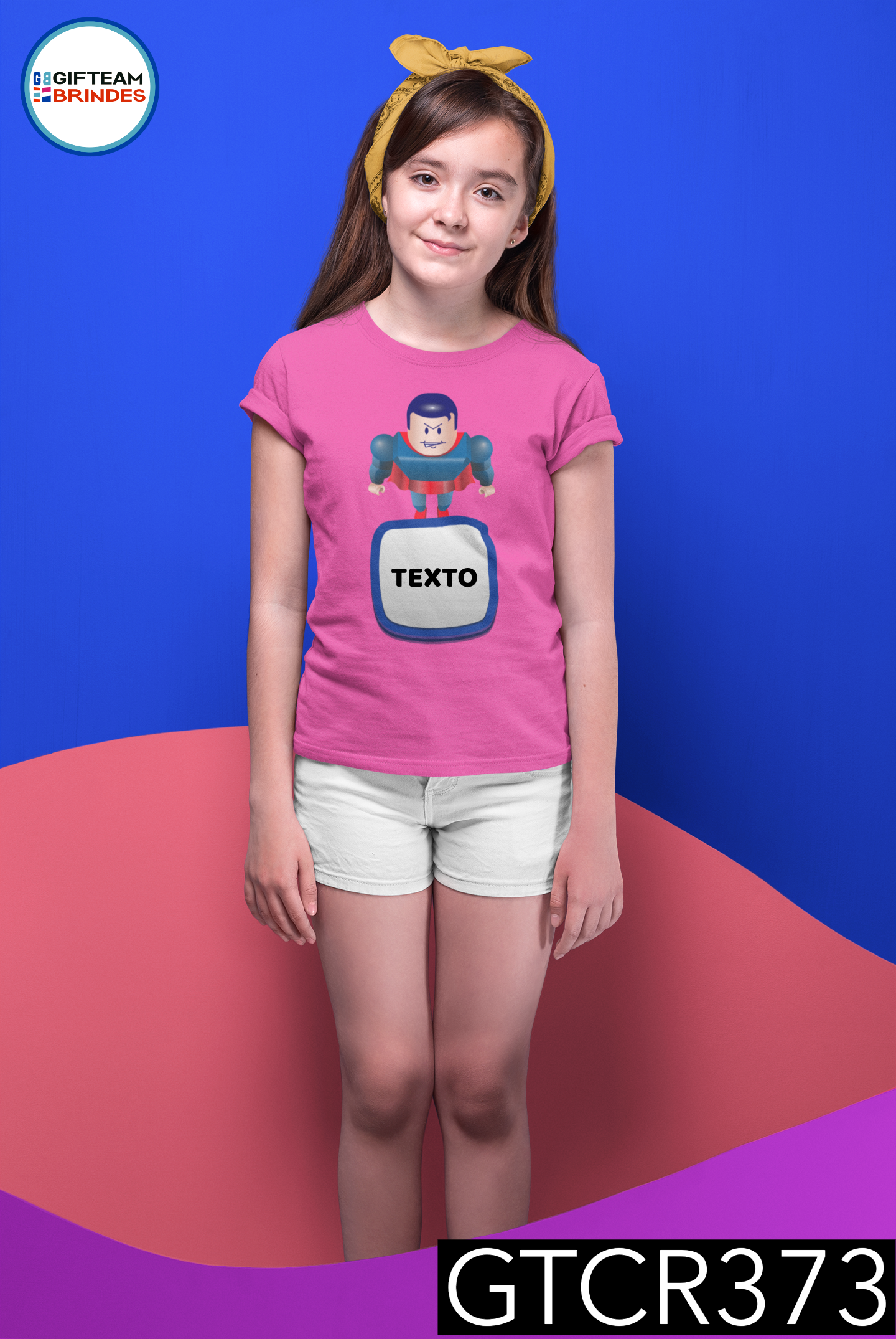 T-SHIRT CRIANÇA ANIMAÇÃO GTCR373