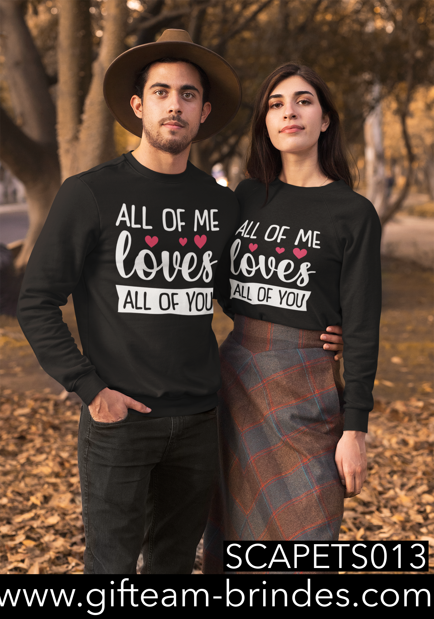 SWEAT-SHIRTS CAPUZ DIA NAMORADOS