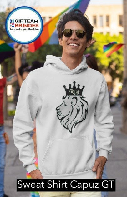 SWEAT CAPUZ HOMEM KING GTBC236