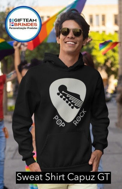 SWEAT CAPUZ HOMEM POP ROCK GTBC236