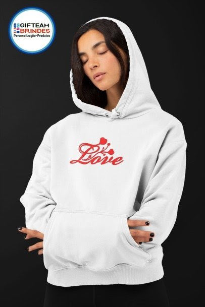 SWEAT CAPUZ SENHORA LOVE FLÔR  GTBC236