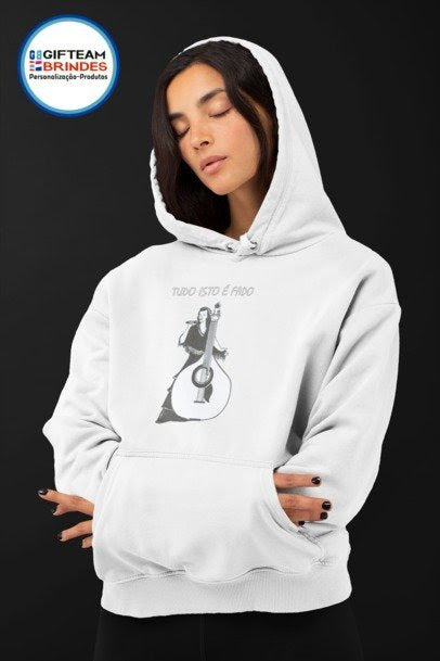 SWEAT CAPUZ SENHORA TUDO ISTO É FADO  GTBC236