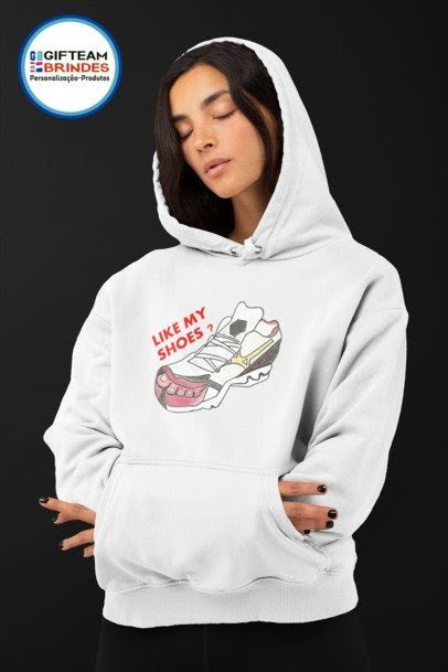 SWEAT CAPUZ SENHORA LIKE MY SHOES GTBC236