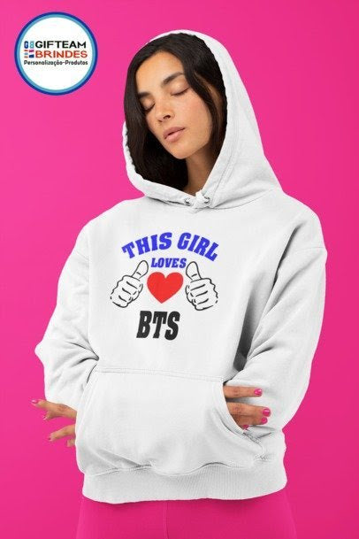 SWEAT CAPUZ SENHORA THIS GIRL LOVES BTS GTBC236