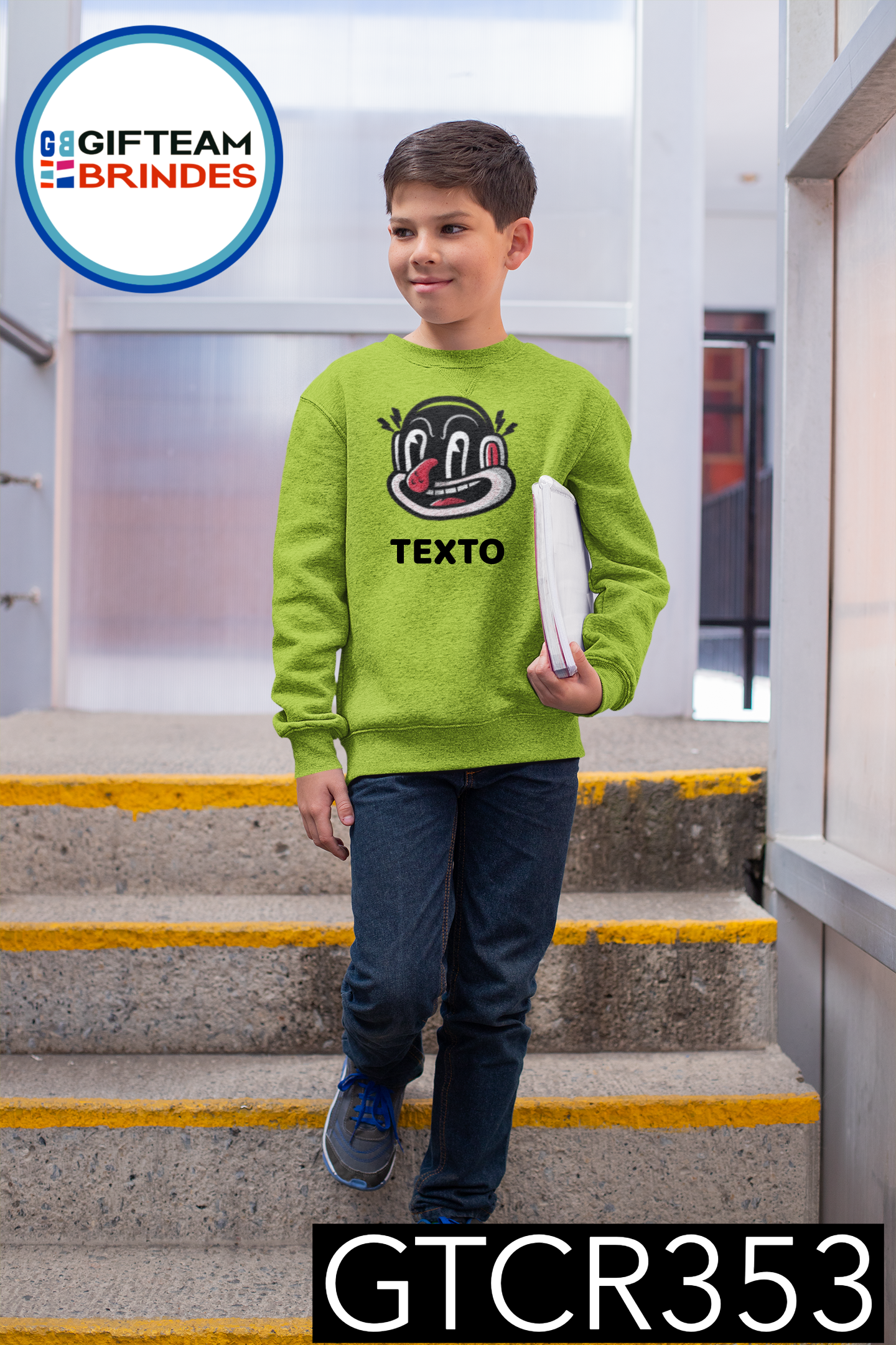 SWEAT-SHIRT CRIANÇA MÚSICA GTCR353