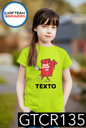 T-SHIRT CRIANÇA  ALIMENTOS GTCR135