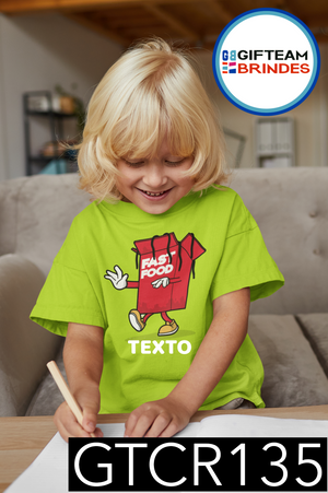 T-SHIRT CRIANÇA  ALIMENTOS GTCR135