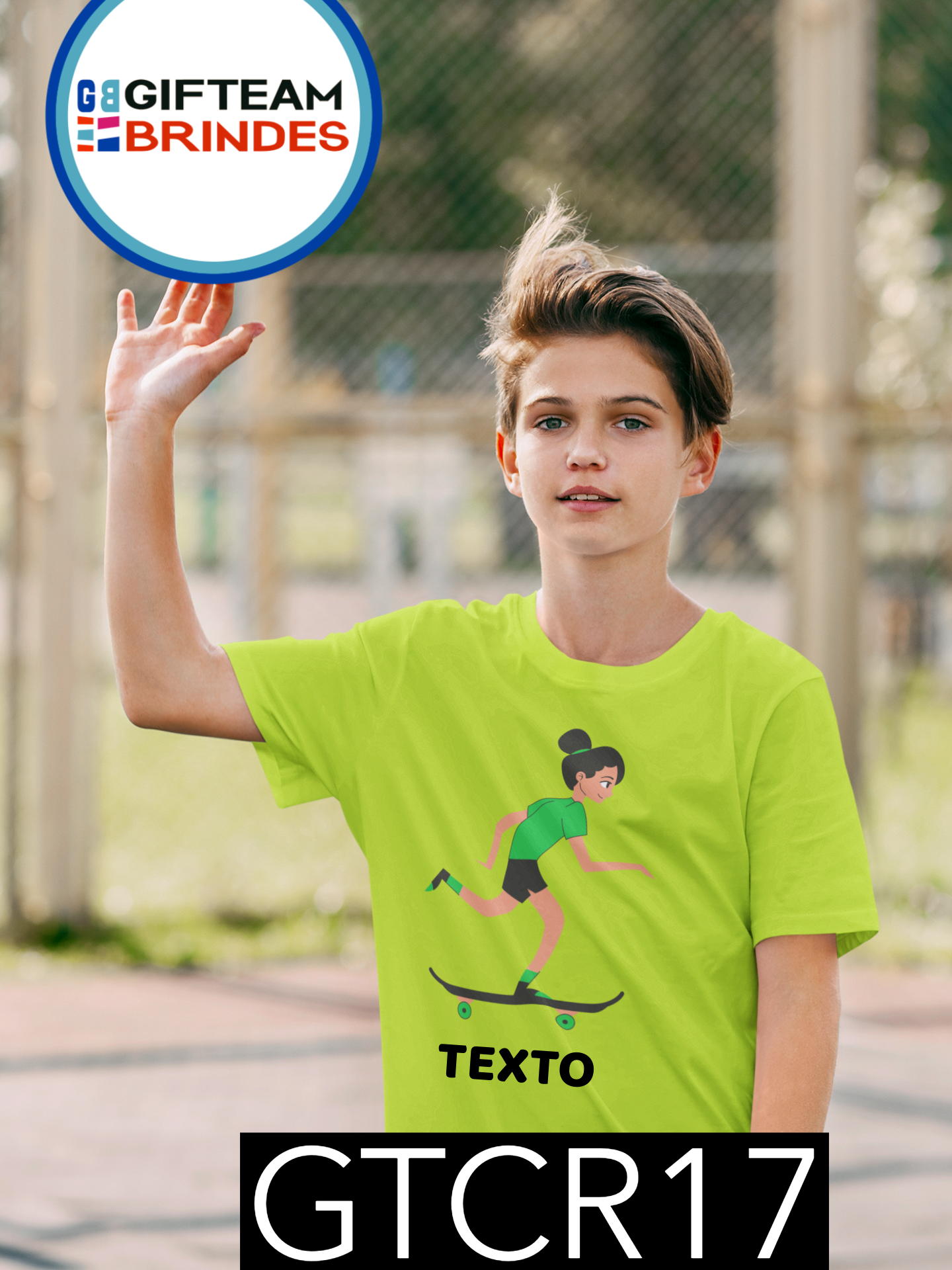 T-SHIRT CRIANÇA DESPORTO GTCR17