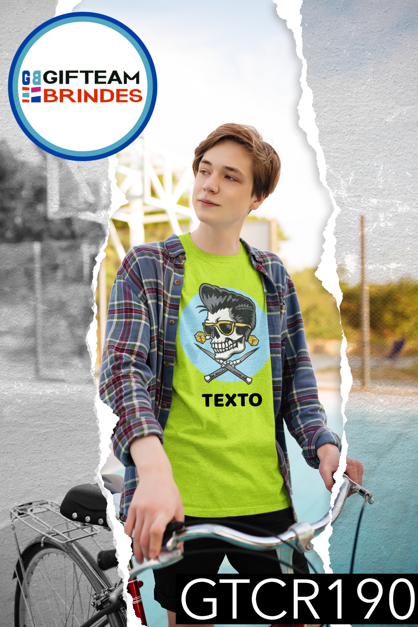 T-SHIRT CRIANÇA ANIMAÇÃO GTCR190
