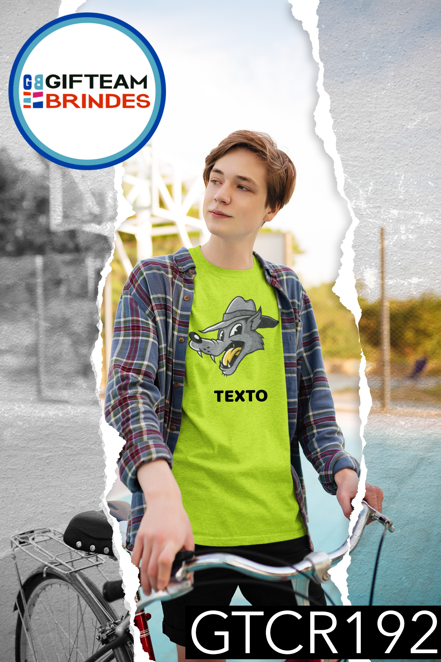 T-SHIRT CRIANÇA ANIMAÇÃO GTCR192