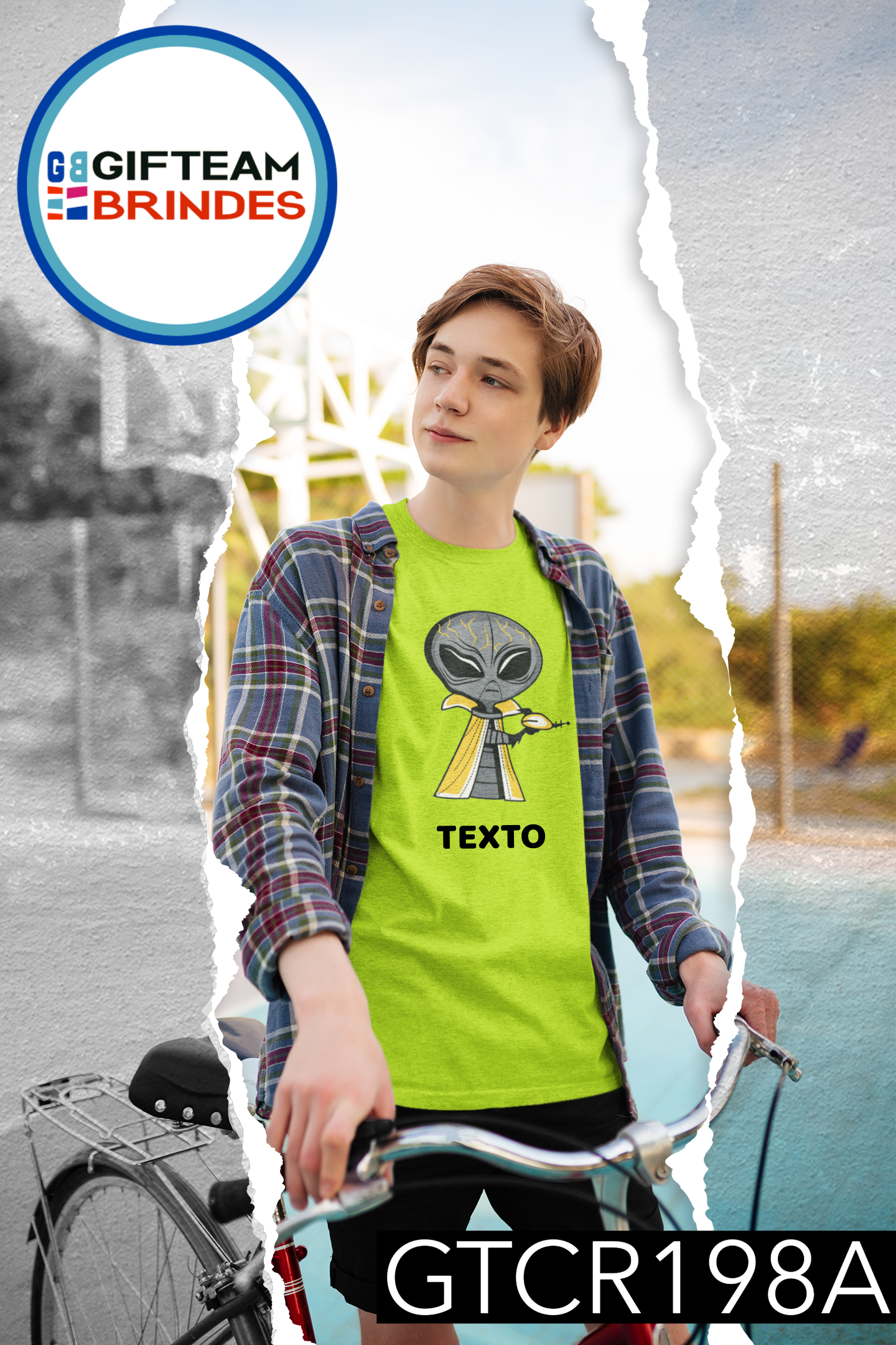 T-SHIRT CRIANÇA ANIMAÇÃO GTCR198