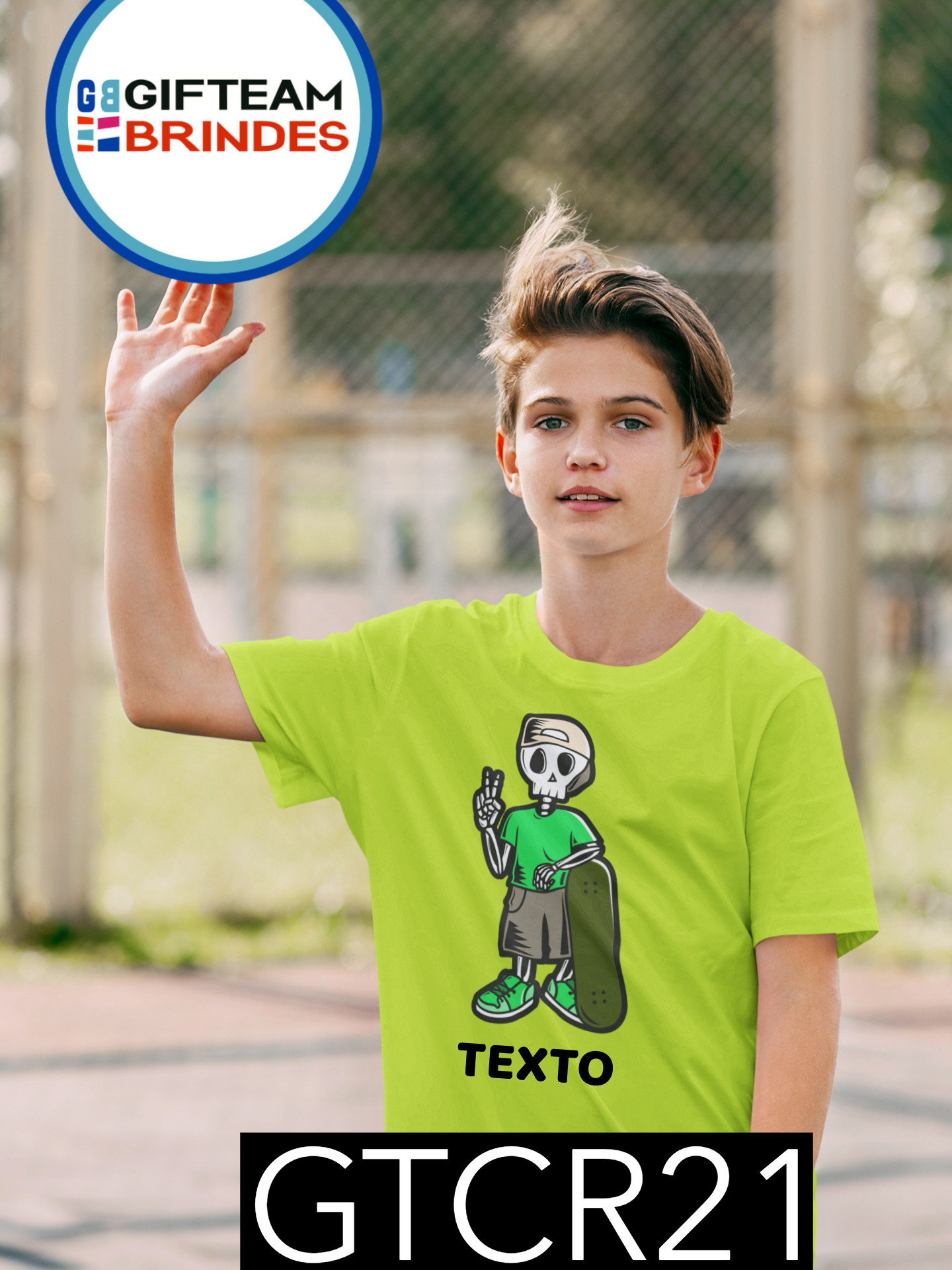T-SHIRT CRIANÇA DESPORTO GTCR21