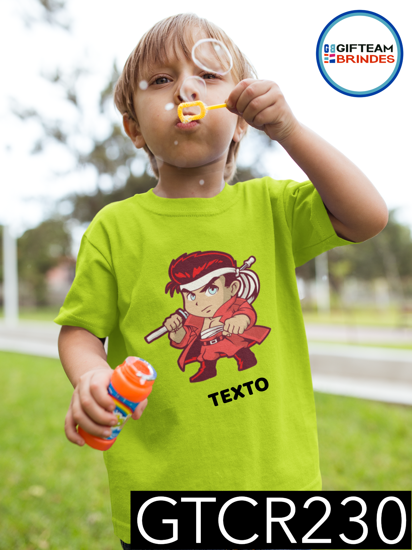 T-SHIRT CRIANÇA ANIMAÇÃO GTCR230