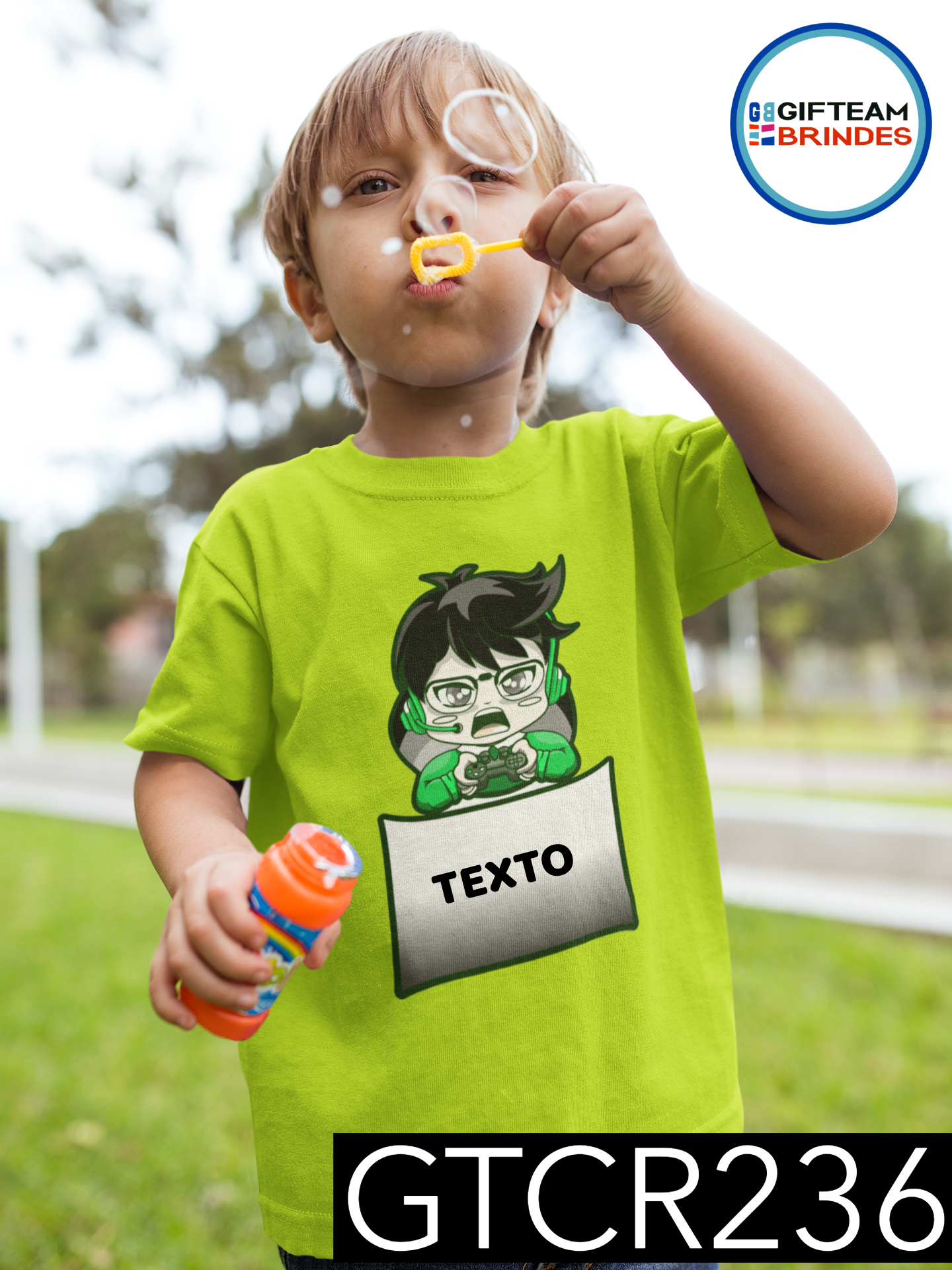 T-SHIRT CRIANÇA ANIMAÇÃO GTCR236