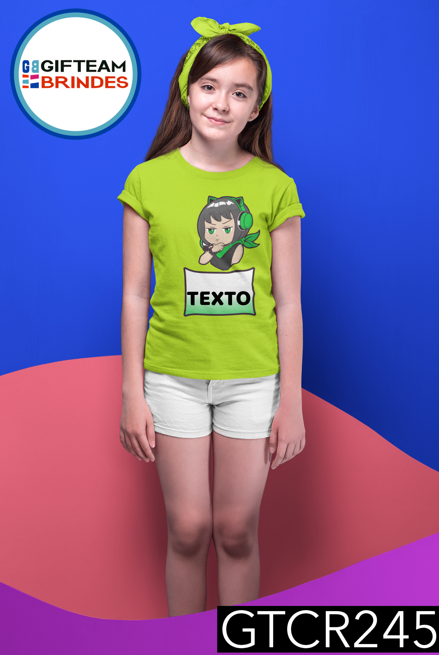 T-SHIRT CRIANÇA ANIMAÇÃO GTCR245