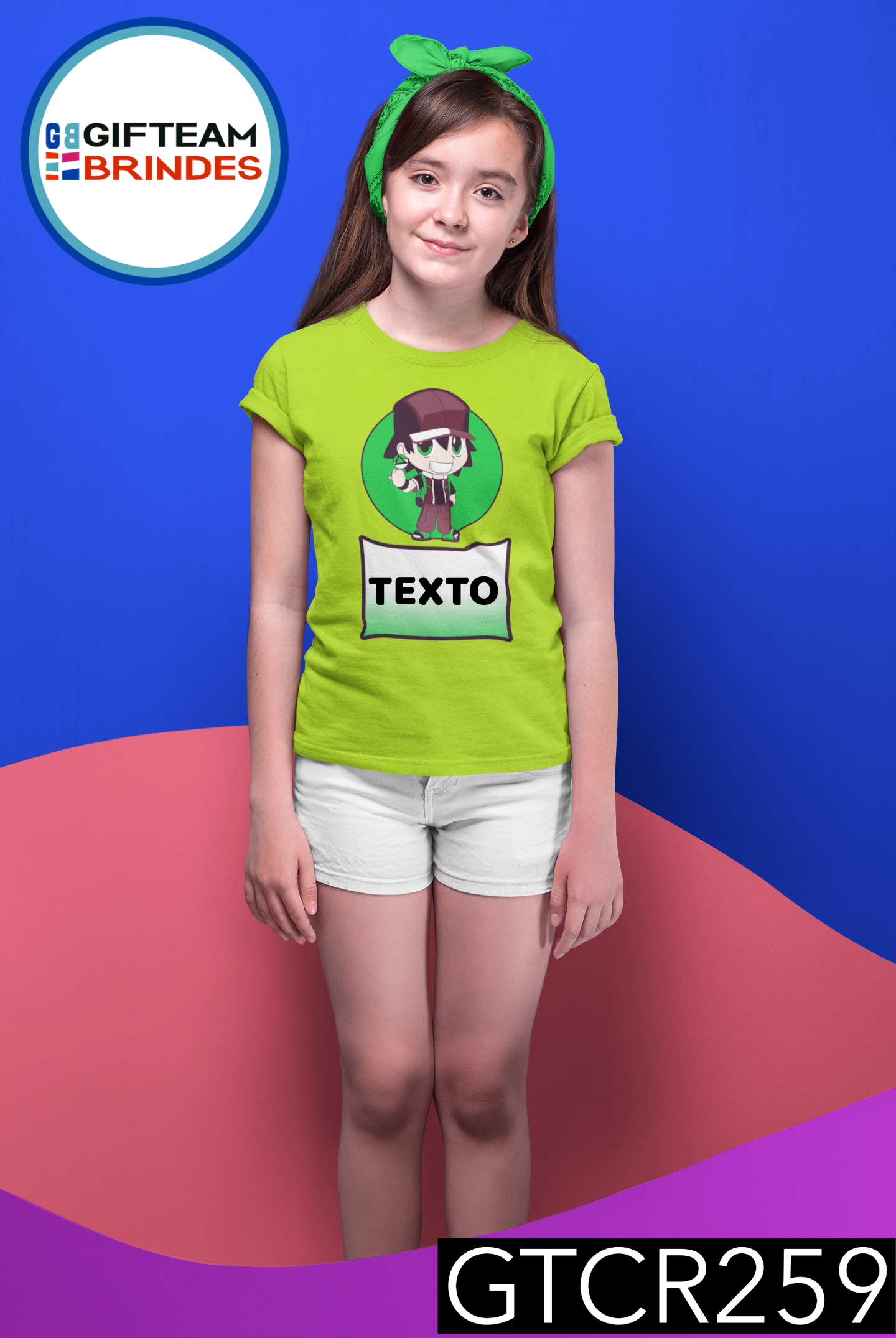 T-SHIRT CRIANÇA ANIMAÇÃO GTCR259