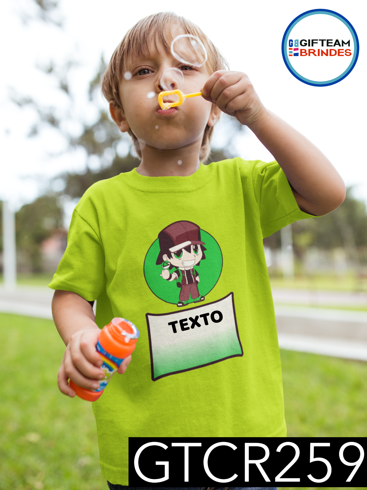 T-SHIRT CRIANÇA ANIMAÇÃO GTCR259