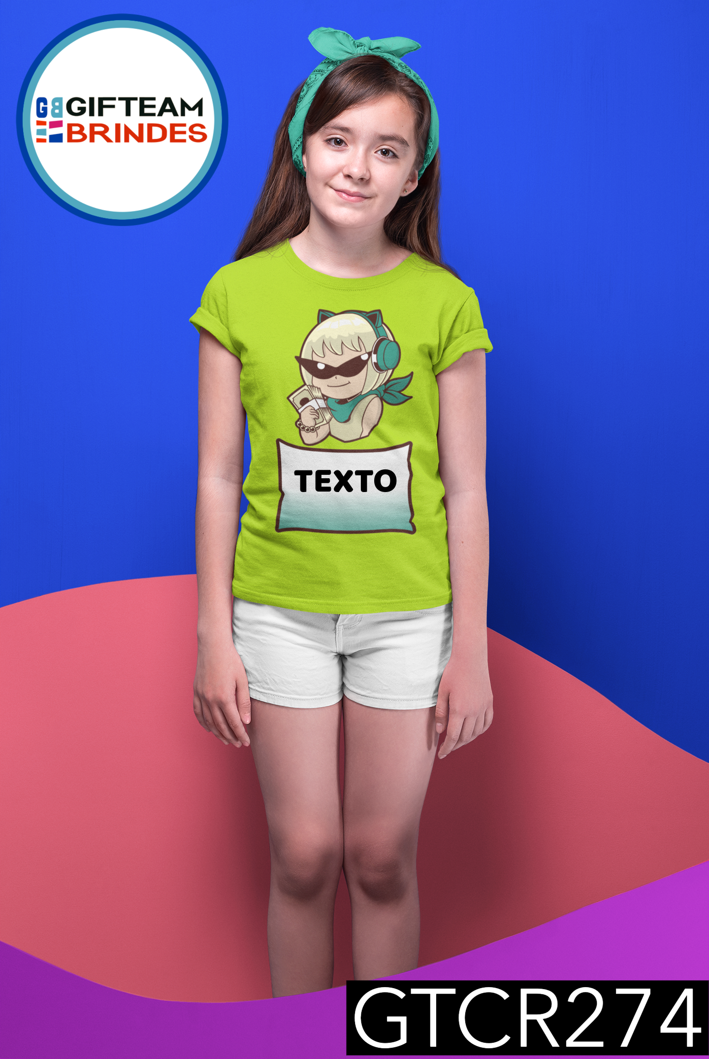 T-SHIRT CRIANÇA ANIMAÇÃO GTCR274