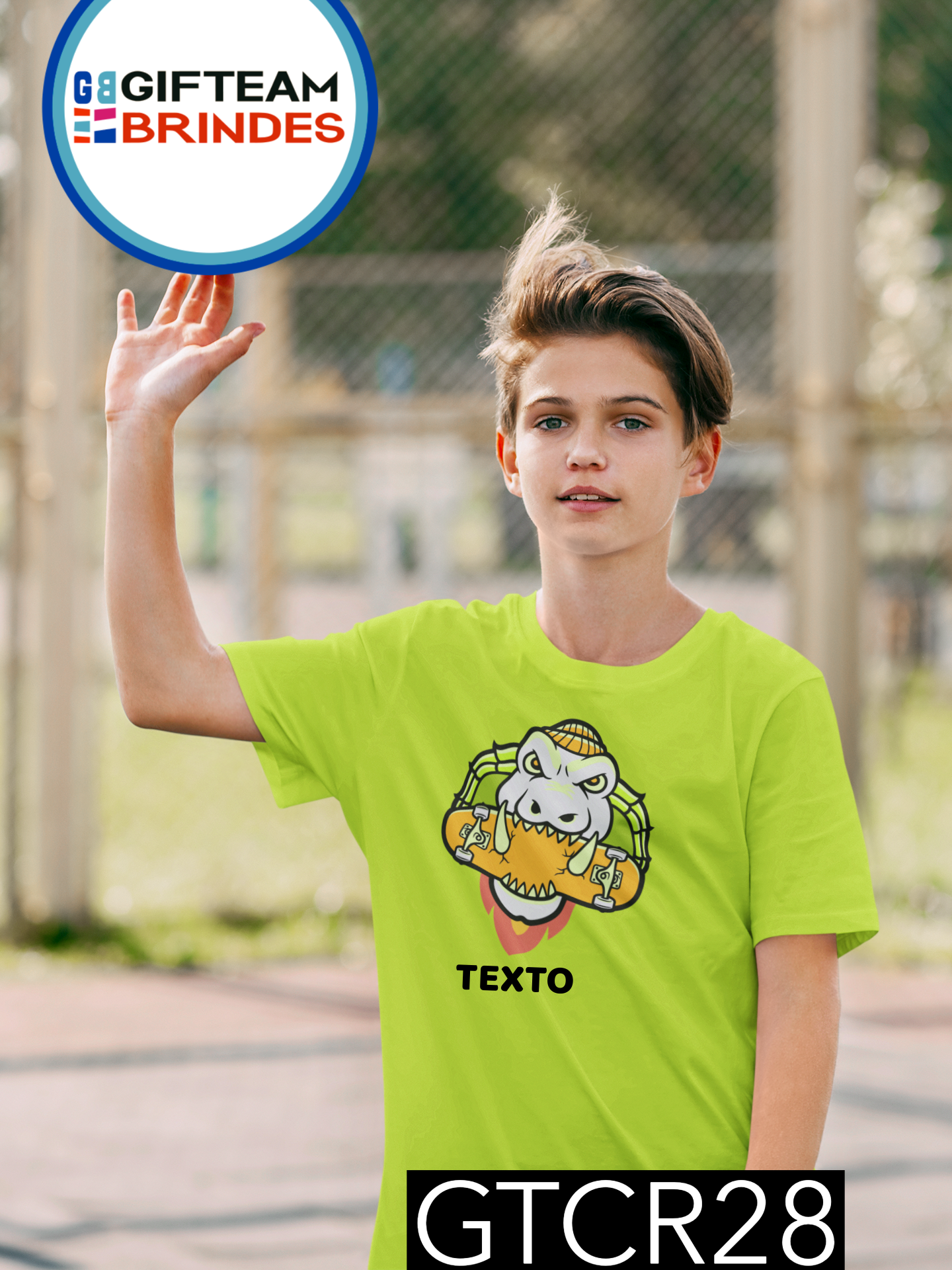 T-SHIRT CRIANÇA DESPORTO GTCR28