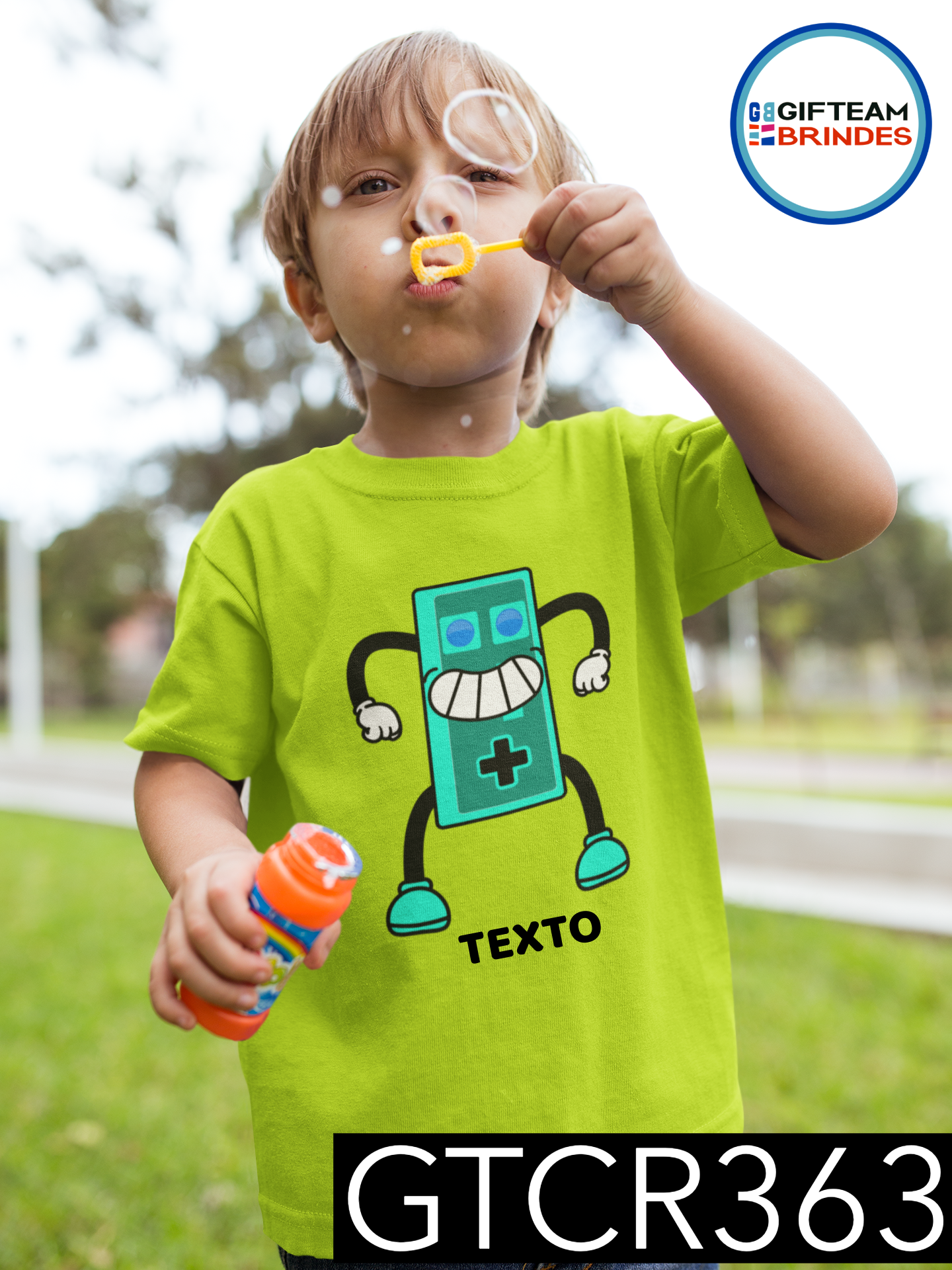 T-SHIRT CRIANÇA ANIMAÇÃO GTCR363