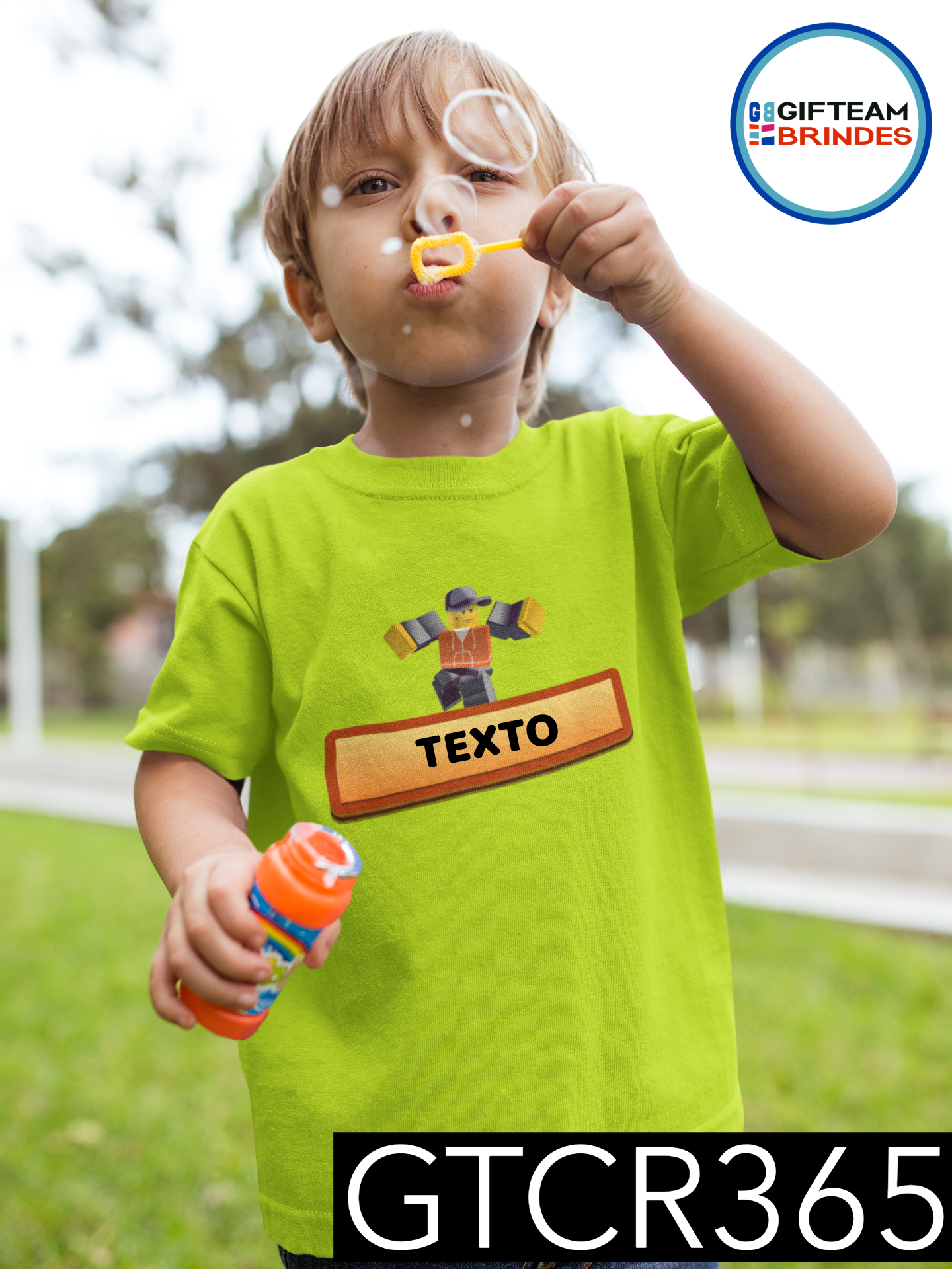T-SHIRT CRIANÇA ANIMAÇÃO GTCR365