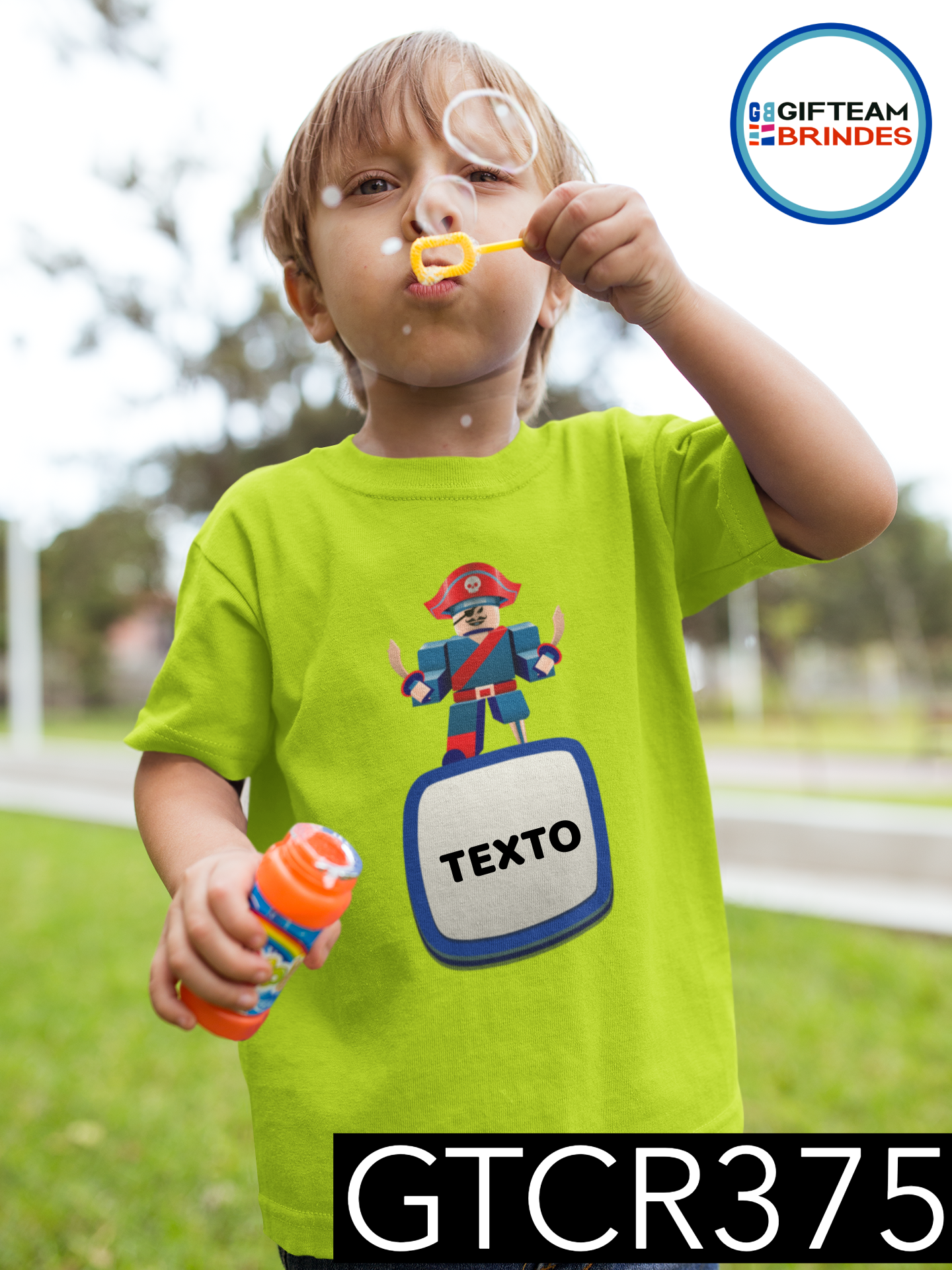T-SHIRT CRIANÇA ANIMAÇÃO GTCR375