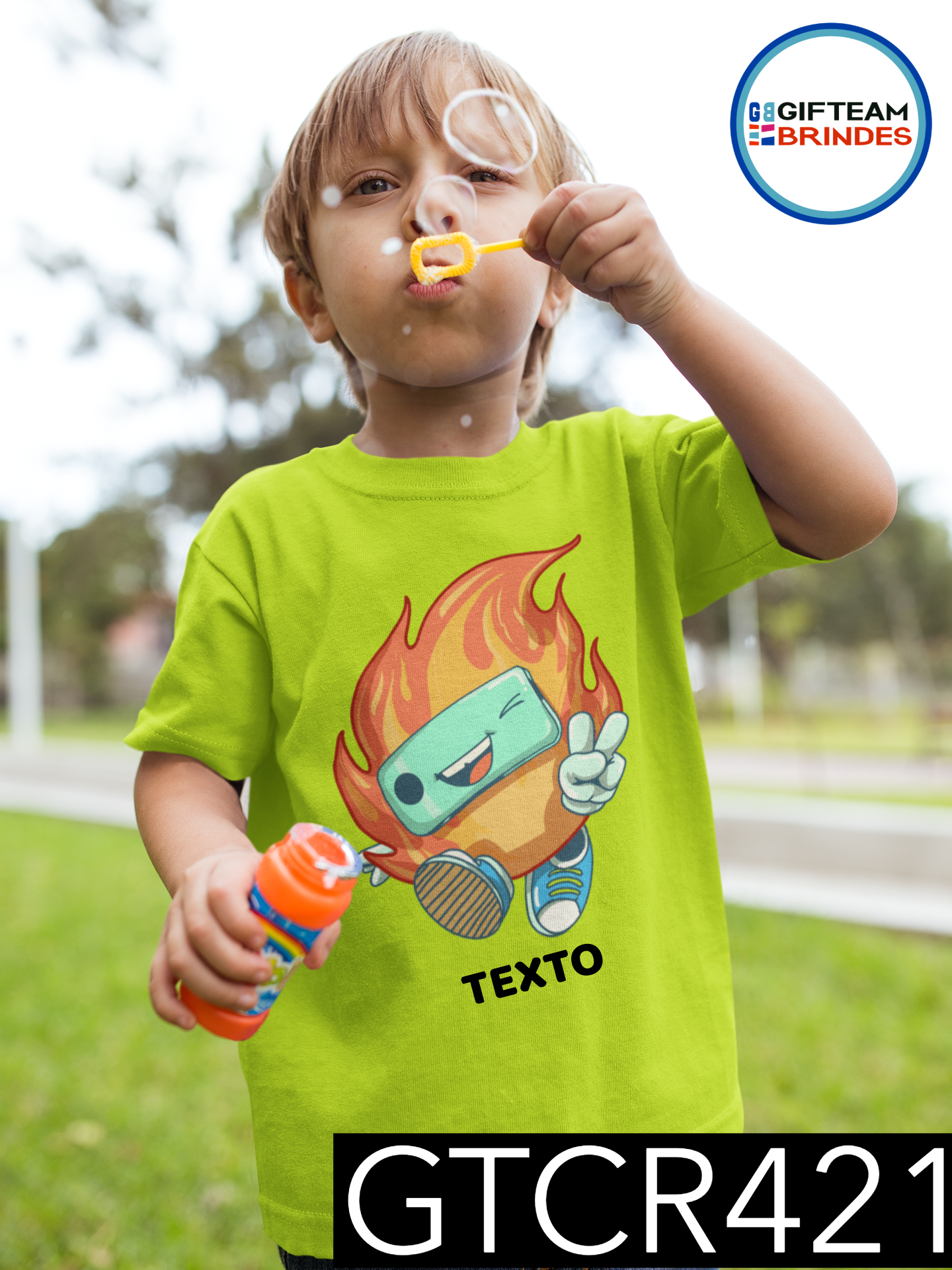 T-SHIRT CRIANÇA ANIMAÇÃO GTCR421