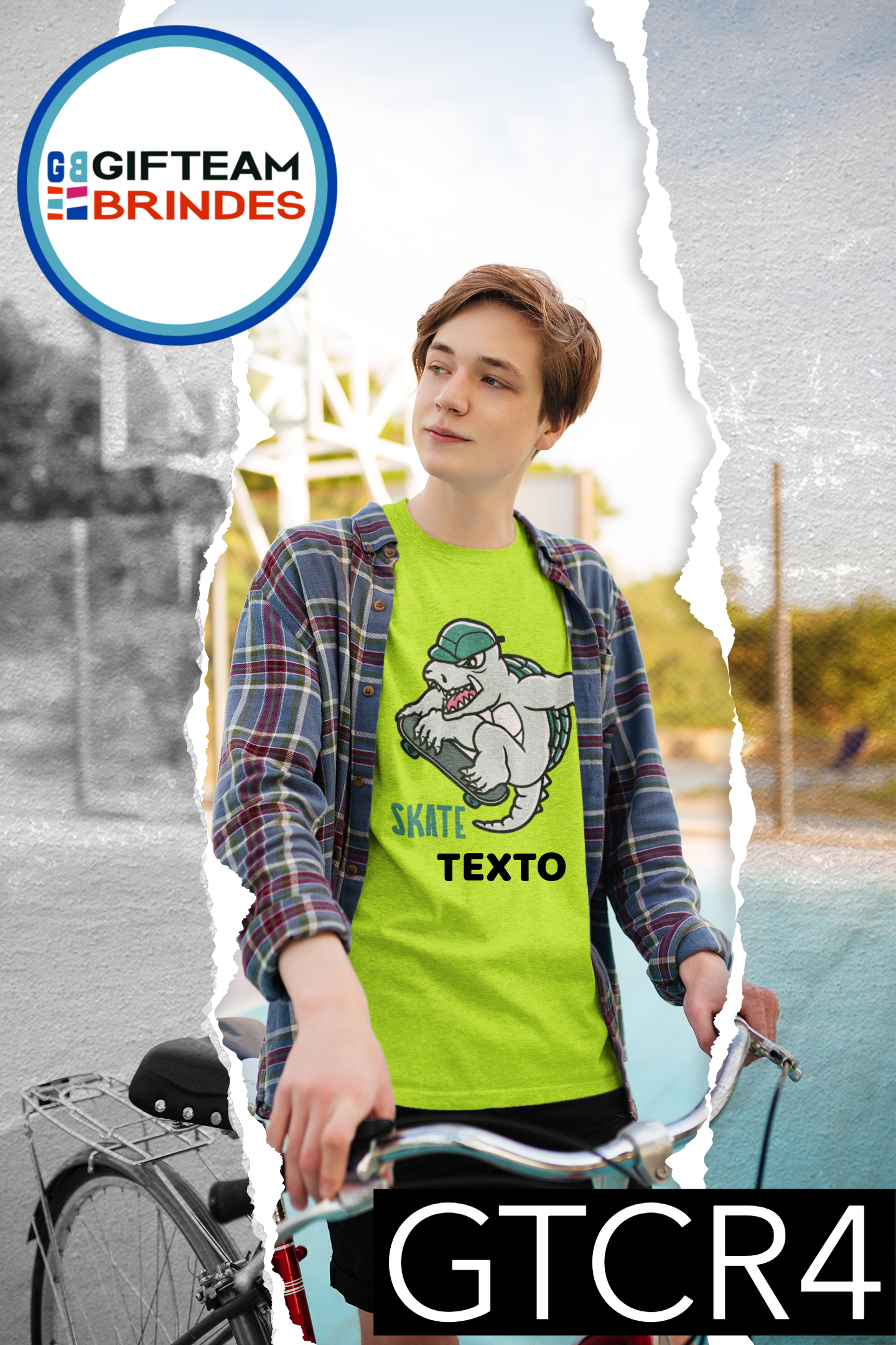 T-SHIRT CRIANÇA ANIMAÇÃO GTCR4