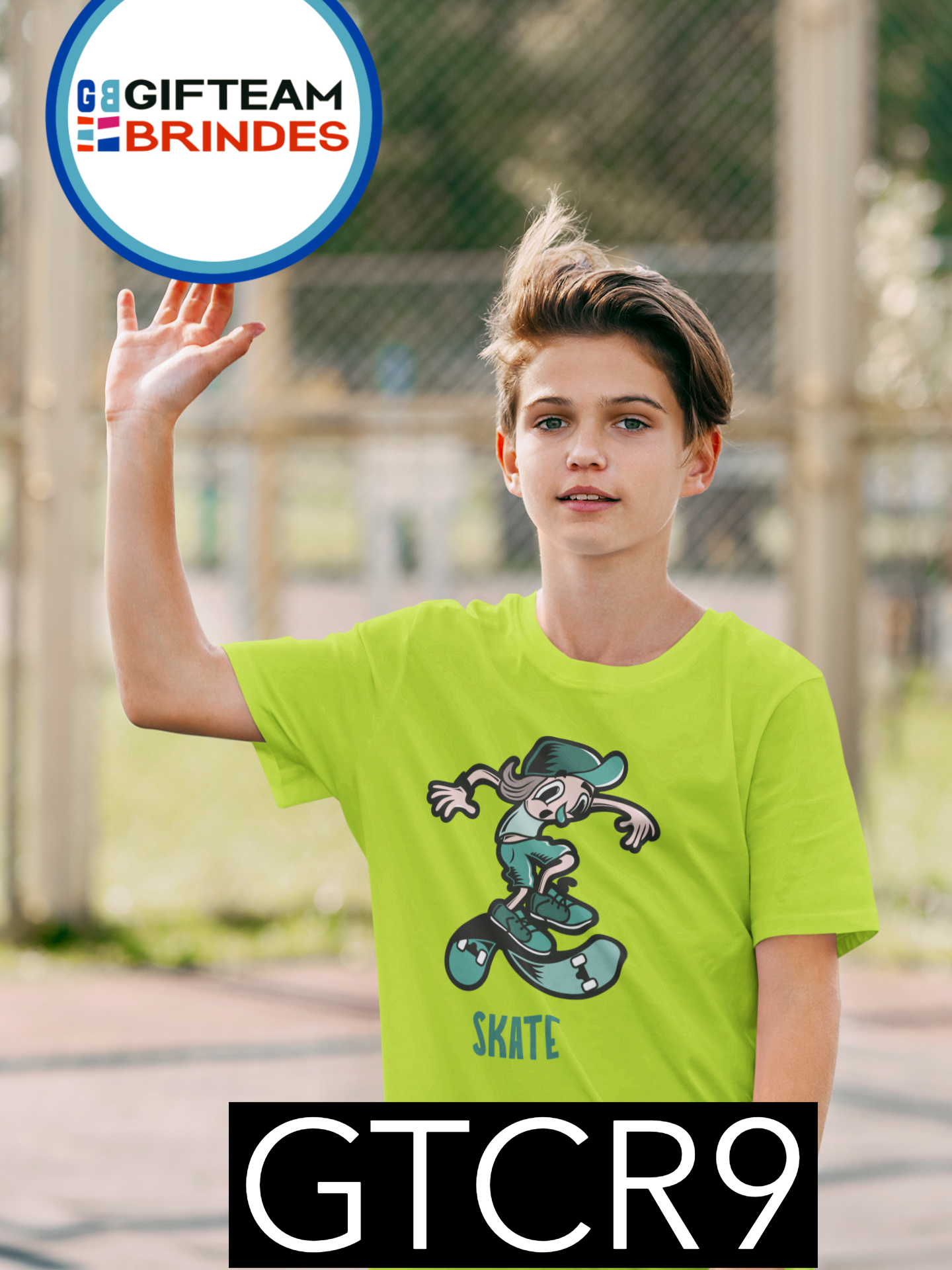 T-SHIRT CRIANÇA DESPORTO GTCR9