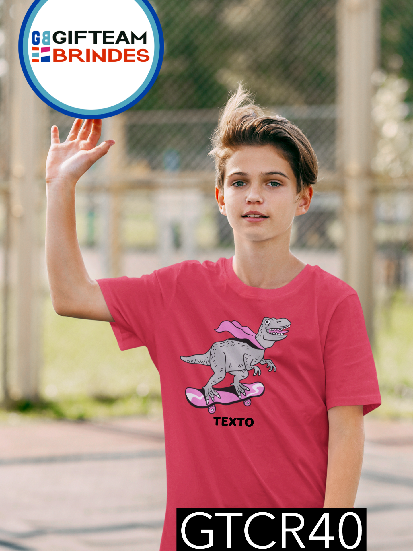 T-SHIRT CRIANÇA DESPORTO GTCR40