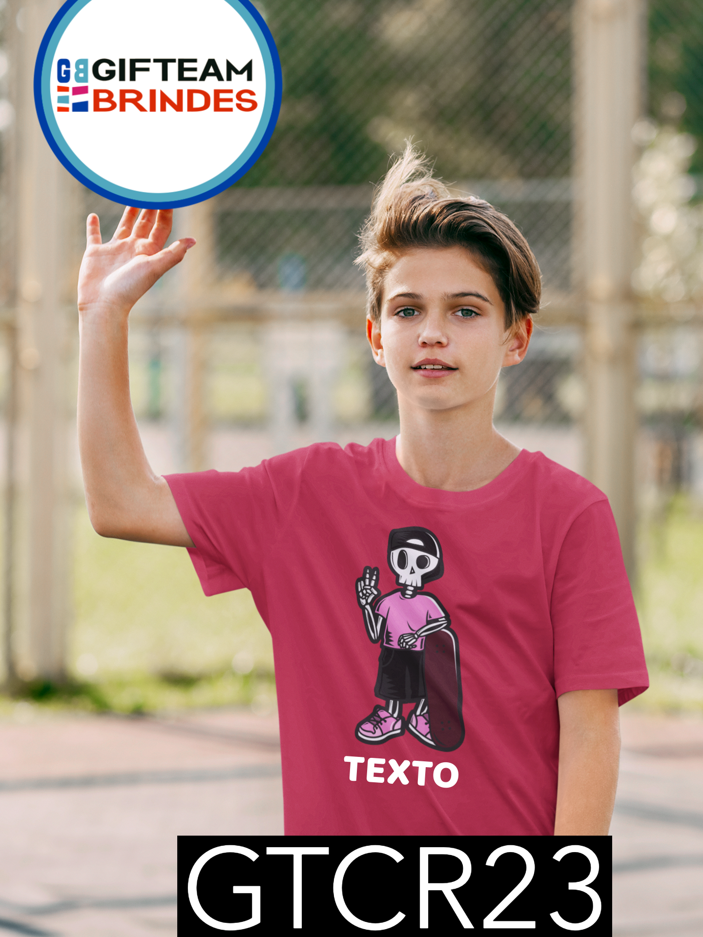 T-SHIRT CRIANÇA DESPORTO GTCR23