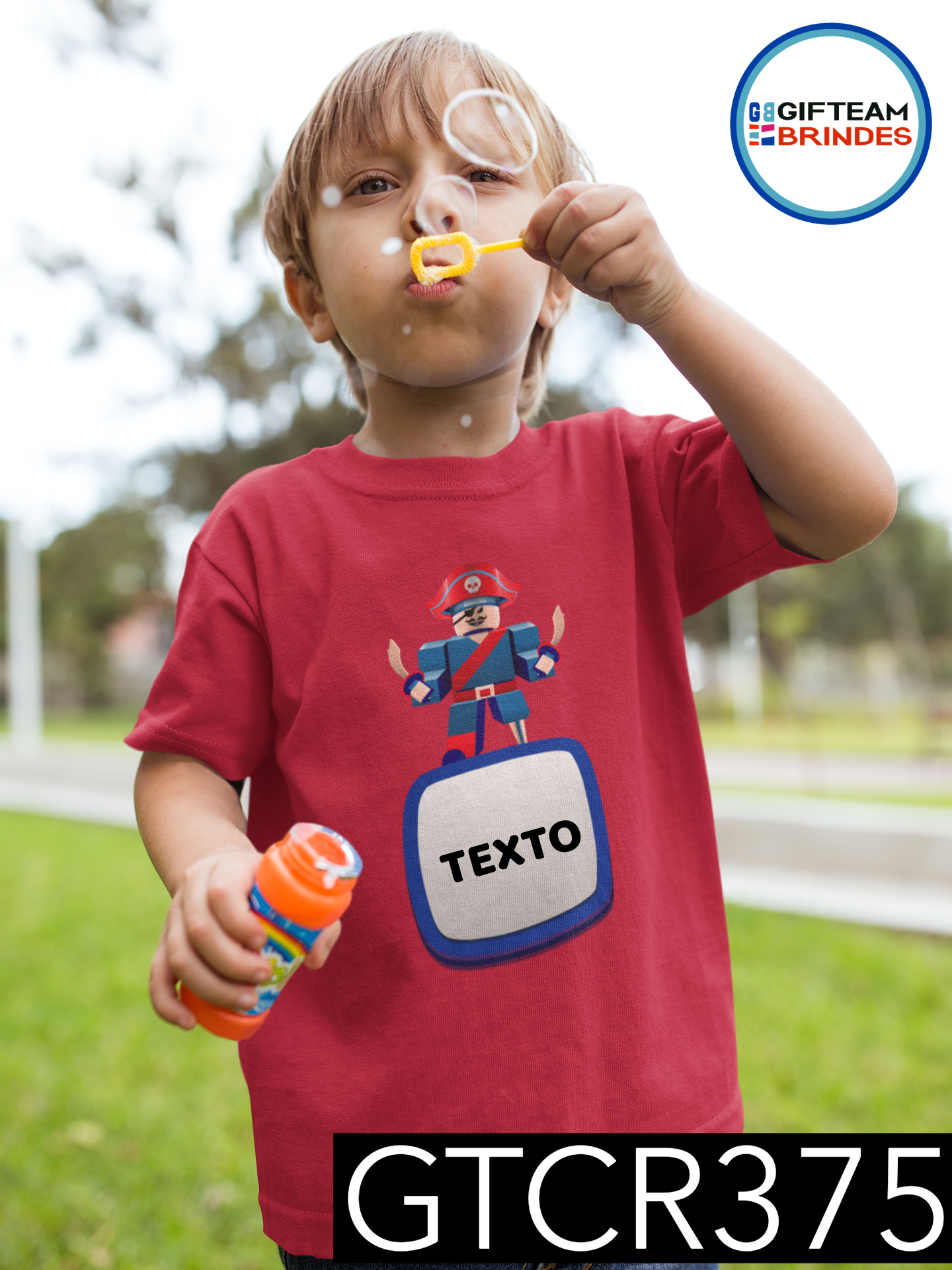 T-SHIRT CRIANÇA ANIMAÇÃO GTCR375