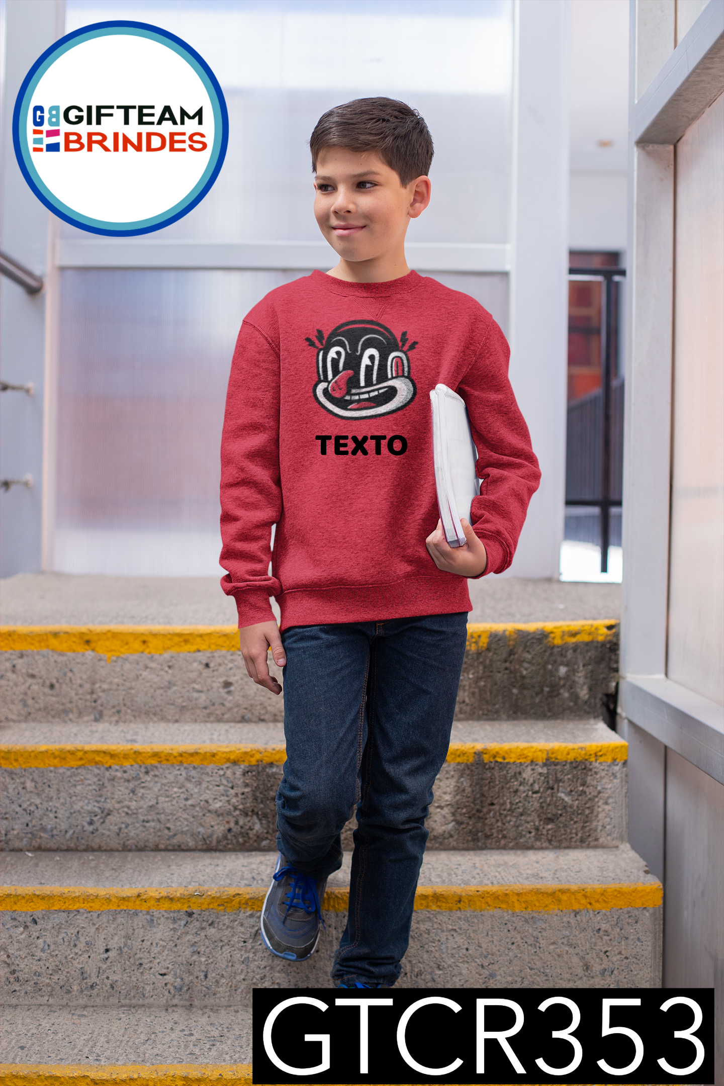 SWEAT-SHIRT CRIANÇA MÚSICA GTCR353