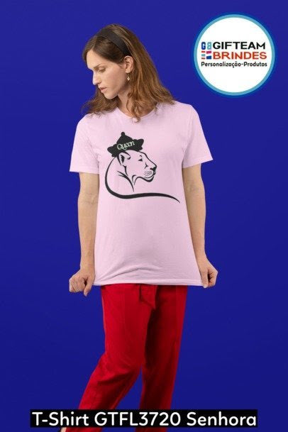 T-SHIRT SENHORA GTFL720 QUEEN LEÔA