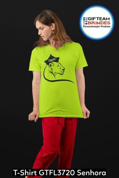 T-SHIRT SENHORA GTFL720 QUEEN LEÔA