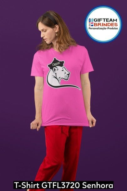 T-SHIRT SENHORA GTFL720 QUEEN LEÔA