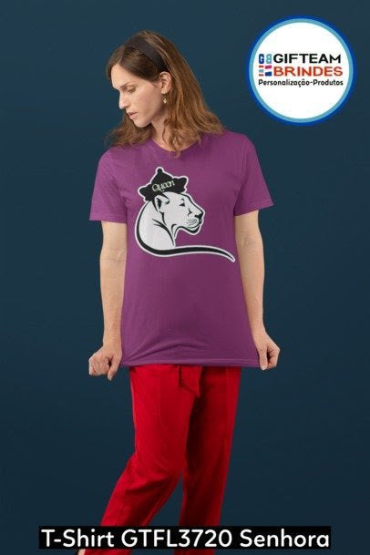 T-SHIRT SENHORA GTFL720 QUEEN LEÔA