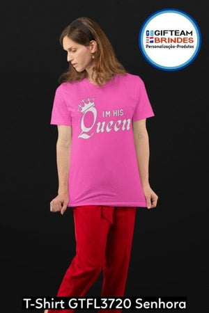 T-SHIRT SENHORA GTFL720 I´M HIS QUEEN