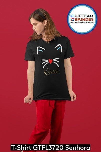 T-SHIRT SENHORA GTFL720 KISSES