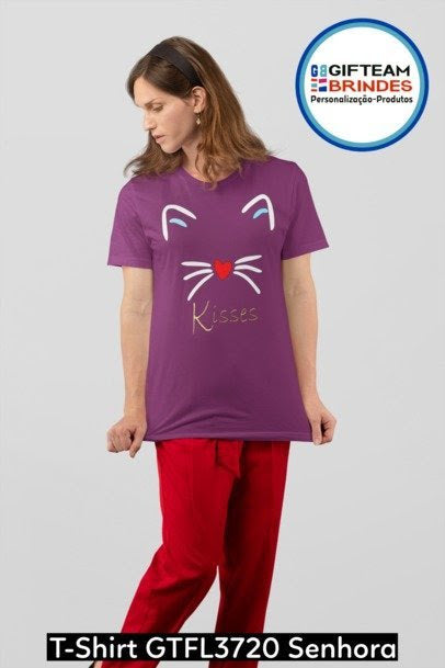 T-SHIRT SENHORA GTFL720 KISSES