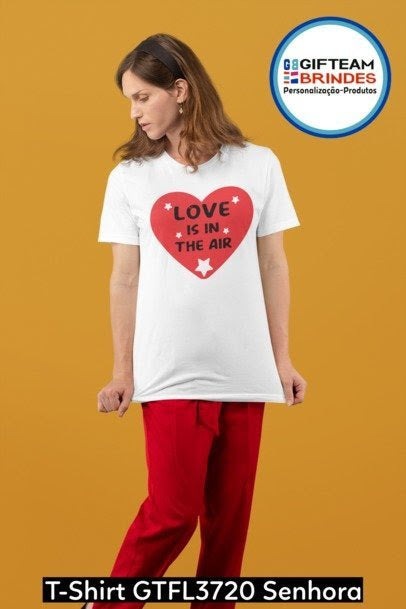 T-SHIRT SENHORA GTFL720 LOVE IS IN THE AIR