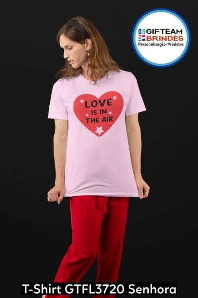 T-SHIRT SENHORA GTFL720 LOVE IS IN THE AIR