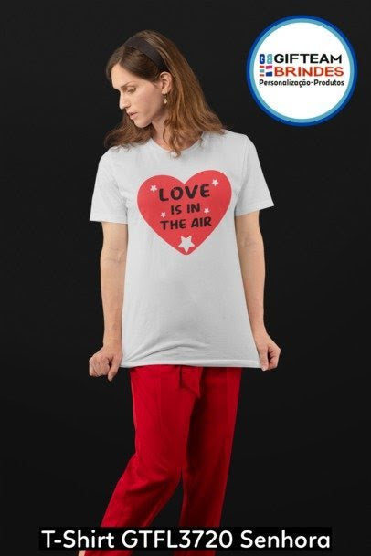 T-SHIRT SENHORA GTFL720 LOVE IS IN THE AIR