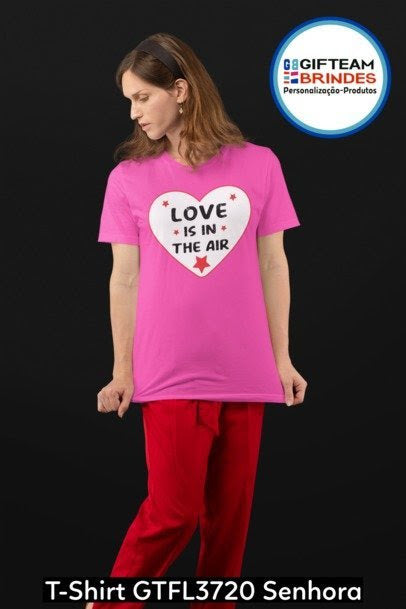 T-SHIRT SENHORA GTFL720 LOVE IS IN THE AIR
