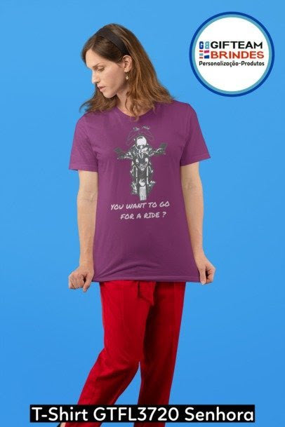 T-SHIRT SENHORA GTFL720 TAKE A RIDE