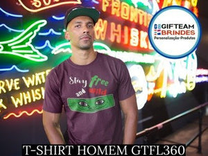 T-SHIRT HOMEM GTFL360 STAY WILD AND FREE