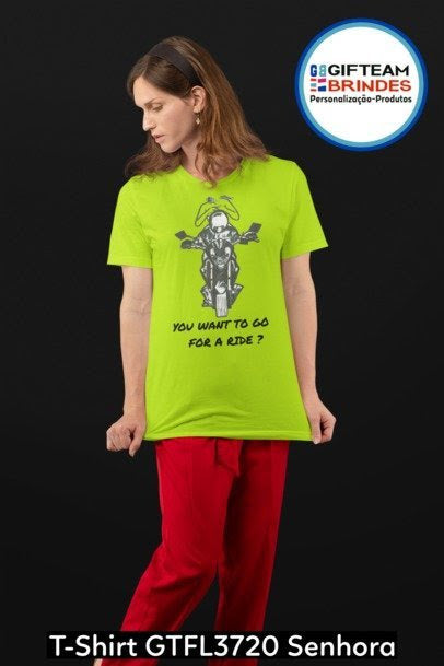 T-SHIRT SENHORA GTFL720 TAKE A RIDE